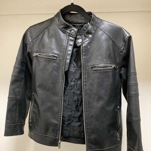 Black Rivet Leather Jacket